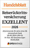 Handelsblatt Auszeichnung Exzellent für Jahresschutz Gold 2026 – Single