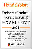Handelsblatt-Auszeichnung Exzellent für Jahresschutz Gold 2026 – Familien mit Kind